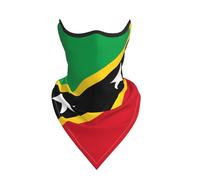 Cache-Col Drapeau De Saint-Kitts-Et-Nevis Écharpe Tube Élastique Bandeaux Respirant Bande De Cheveux, pour Moto, Vélo, Extérieur, Jogging, 24x51cm