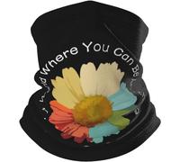 Cache-Col Fleur dans Un Monde Où Tu Peux Être n'importe Quoi Sois Gentil Headwrap Séchage Rapide Anti-UV Chapeaux, pour Ski, Yoga, Extérieur, Course À Pied, 26x30cm