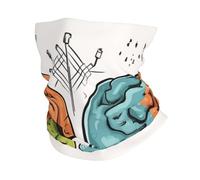 Cache-Col Fonctions du Cerveau Gauche Et Droit Écharpe Ultra-Douce Anti-UV Echarpe Gaiter, pour Adulte, Cyclisme, Femme, Yoga, 26x30cm