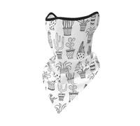 Cache-Col Impression De Plantes De Cactus Écharpe Tube Respirant Headwrap Multifonctionnel Bandana, pour Course À Pied, Randonnée, Yoga, Jogging, 24x51cm