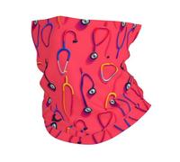 Cache-Col Impression de stéthoscope colorée Foulard Extérieur 25x50cm