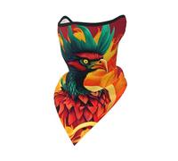 Cache-Col Impression Phénix Headwrap Imprimé Écharpe Demi-Visage Séchage Rapide Protection du Visage, pour Moto, Homme, Randonnée, Jogging, 24x51cm