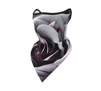 Cache-Col Imprimé Floral Gothique Bandeau Magique Anti-Solaire Chapeaux Demi-Visage Multifonctionnel Décoration Faciale, pour Extérieur, Course À Pied, Moto, Yoga, 24x51cm