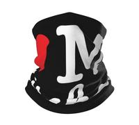 Cache-Col J'aime Mon Mari Bandana Séchage Rapide Couvre-Chef Anti-UV Chapeaux Demi-Visage, pour Vélo, Extérieur, Cyclisme, Jogging, 26x30cm