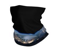 Cache-Col La Terre Vue De l'espace Gaiter Anti-Solaire Unisexe Écharpe, pour Moto, Jogging, Femme, Cyclisme, 26x30cm