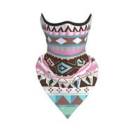 Cache-Col Motif Tribal Vintage Tube Bandeaux Séchage Rapide Headwrap Ultra-Douce Écharpe Tube, pour Homme, Sports, Cyclisme, Extérieur, 24x51cm