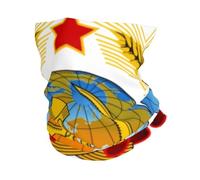 Cache Col Multifonctionnel Sportif Elastique Motif Union Des Républiques Socialistes Soviétiques Embleme National Respirant Sechage Ultra Rapide Style Polyvalent Cagoule Velo Professionnelle