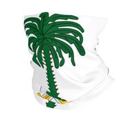 Cache Col Sportif Elastique Multifonction Motif Royaume D'Arabie Saoudite Embleme National Peau Douce Non Etanche Sechage Rapide Absorbant Transpiration Cagoule Sport Polyvalente