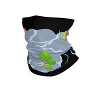 Cache-Col Terrible Tornade Écharpe Demi-Visage Ultra-Douce Bandana Élastique Bande De Cheveux, pour Yoga, Femme, Ski, Course À Pied, 26x30cm