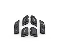 Cache Commande Au Volant Multifonctions Pour BMW Série 3 X1 E90 E91 E92 E93 E84 2005-2015 - Références : 61316959893 Et 61316959894 Boutons Interrupteur Commande Volant(Model A 6Piece)