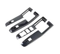 Cache-commande De Lève-vitre Et D'accoudoir Porte Pour Ford Pour Kuga Pour Escape 2020-2024 Moulages intérieurs(ABS Carbon Fiber)