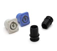 Cache compatible avec les fiches de câble PowerCon - Manipulation rapide et sûre - Protection pour lumière de concert - Protège contre l'eau et la saleté - Prise 20 A + poignée