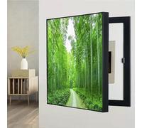 Cache-compteur Décoratif For La Maison, Dissimulateur De Distribution À Ouverture Facile, Tableau Électrique Avec Couvercle, Chambre(A,50 * 60cm/19.7 * 23.6in)