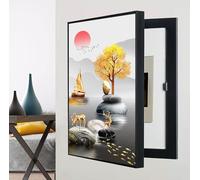 Cache-Compteur électrique - Cache-boîte à fusibles décoratif Mural - Boîtier de Distribution dissimulé et créatif