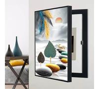 Cache-Compteur électrique - Cache-boîte à fusibles décoratif Mural - Boîtier de Distribution dissimulé et créatif