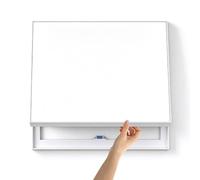 Cache Compteur Electrique Cache-boîte à Fusibles Décoratif Mural | Plaque Décorative en Bois pour Coffret Électrique (Hauteurs : 30, 35, 40, 45, 50, 60 cm) - Cache-tableau de Distribution Uni