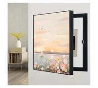 Cache Compteur Électrique, Cache Boîtier Compteur Électrique pour Galeries, Maisons, Bureaux, Couloirs, Cafés, Cuisines, Hôtels BUJNIE(A,60x70cm/23.6x27.5in)