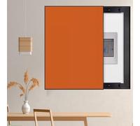 Cache Compteur Electrique Cache-Disjoncteur Vertical pour Tableau Électrique Décoratif, Cache-Fusibles Intérieur pour Décoration Murale, Cache-Compteur Coulissant(Orange,60x80cm(23 5/8x31 1/2"))