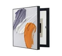 Cache Compteur Electrique, Cache Tableau Electrique Decoratif Cacher Les Peintures Art Mural avec Cadre Poster DéCoration Salon(D,35X45CM/13.7x17.7in)