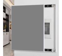 Cache compteur electrique Couvercle Coulissant Décoratif pour Coffret à Fusibles, Couvercle de Compteur Uni, Largeur 30, 40, 50, 60 cm, Couvercle de Disjoncteur Intérieur(Style C,24x31in/60x80cm)