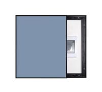 Cache compteur electrique Couvercle Coulissant Décoratif pour Coffret à Fusibles, Couvercle de Compteur Uni, Largeur 30, 40, 50, 60 cm, Couvercle de Disjoncteur Intérieur(Style F,16x20in/40x50cm)