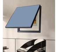 Cache Compteur Electrique Couvercle de Boîtier Électrique Simple, Cadre Artistique pour Panneau Électrique, Couvercle de Protection pour Panneau de Disjoncteurs(Blue,40cmx30cm(15 3/4x11 3/4"))