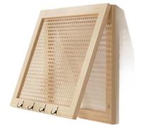 Cache Compteur Electrique Couvercle Décoratif En Rotin Pour Tableau Électrique Avec Crochet, Boîte De Compteur Électrique Couvrant La Boîte Distribution A,65 * 55cm