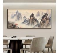 Cache Compteur Électrique Déco Murale avec Finitions Mat et Brillant | Toile Mate et Porcelaine Cristal Brillante, Pose sans Perçage, pour Salon Salle à Manger Déco Murale