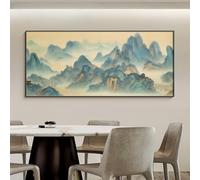 Cache Compteur Électrique Déco Murale avec Finitions Mat et Brillant | Toile Mate et Porcelaine Cristal Brillante, Pose sans Perçage, pour Salon Salle à Manger Déco Murale
