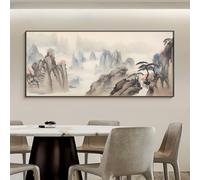 Cache Compteur Électrique Déco Murale avec Finitions Mat et Brillant | Toile Mate et Porcelaine Cristal Brillante, Pose sans Perçage, pour Salon Salle à Manger Déco Murale