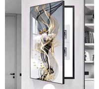 Cache Compteur Électrique Décoratif, Cache Tableau Électrique Mural | Peinture Moderne pour Cacher le Compteur, Art Mural pour la Maison, Élégant Cache Compteur Linky(70x100cm/28x39in)