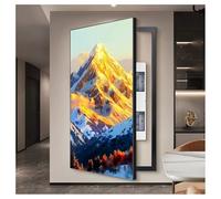 Cache-compteur Électrique Décoratif (peinture), Cache-tableau Électrique Mural, Grand Cache-compteur Électrique, Cache-tableau De Disjoncteur Pour Salon, Couloir Ou Chambre(D,50x70cm/19.7x27.6in)
