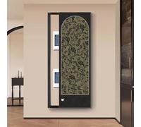 Cache Compteur Électrique Décoratif Tableau de Décoration Murale pour Cacher le Disjoncteur Cadre en Alliage d'Aluminium Peinture sur Porcelaine de Cristal Moderne(Style-u,24"/60cm)