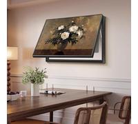 Cache Compteur Électrique Décoratif Tableau Mural Design avec Charnières Dissimulées Boîtier de Protection pour Disjoncteurs Tableau de Décoration Salon et Entrée(Style-s,60 * 45cm)