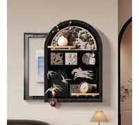 Cache Compteur Electrique Décoration Murale Décorative pour Panneau Électrique, Boîte De Distribution Créativité Mural, pour Coffret de Distribution Caché Démontable(Black 1,50 * 65cm/20 * 25.5in)