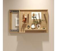 Cache Compteur Electrique En Bois Avec Push-pull, Cache-panneau Électrique Décoratif Pour Intérieur, Avec Colonne Magnétique, Pour Maison, Bureau, Appartement(Wood 2,60 * 40cm/23.6 * 15.7in)