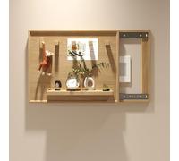 Cache Compteur Electrique En Bois Avec Push-pull, Cache-panneau Électrique Décoratif Pour Intérieur, Avec Colonne Magnétique, Pour Maison, Bureau, Appartement(Wood 1,60 * 40cm/23.6 * 15.7in)