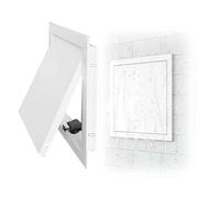 Cache Compteur Électrique Et Trappe De Visite Placo Panneau D'Accès Plafond Mur Porte D'Inspection En Acier Galvanisé Pour Plomberie Baignoire CVC Cloisons Sèches(25x25cm)