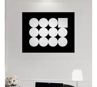 Cache Compteur Electrique Moderne Mural Tableau de Protection Décoratif pour Coffret Electrique Intérieur Installation Rapide Peinture sur Toile avec Cadre PS(Style-r,80 * 60cm)