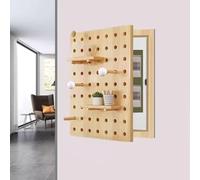 Cache Compteur Electrique Mural, Pas De Coup De Poing Verticale Couvercle De Panneau électrique, for Salons, Dortoirs Et Hôtels, Idéal pour Votre Maison(Log,70 * 50cm/27 * 19in)