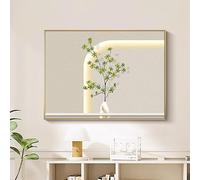 Cache Compteur Électrique Mural, Plaque De Disjoncteur Dissimulé, Avec Cadre PS, Cache Tableau Électrique Peinture Décorative Pour Salon Ou Bureau À Domicile(A-1,50x40cm/19.7x15.7")