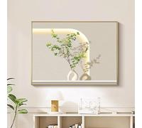 Cache Compteur Électrique Mural, Plaque De Disjoncteur Dissimulé, Avec Cadre PS, Cache Tableau Électrique Peinture Décorative Pour Salon Ou Bureau À Domicile(A-2,50x40cm/19.7x15.7")