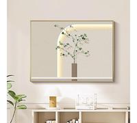 Cache Compteur Électrique Mural, Plaque De Disjoncteur Dissimulé, Avec Cadre PS, Cache Tableau Électrique Peinture Décorative Pour Salon Ou Bureau À Domicile(A-8,50x40cm/19.7x15.7")