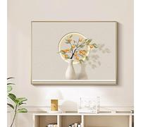 Cache Compteur Électrique Mural, Plaque De Disjoncteur Dissimulé, Avec Cadre PS, Cache Tableau Électrique Peinture Décorative Pour Salon Ou Bureau À Domicile(A-5,55x40cm/21.7x15.7")