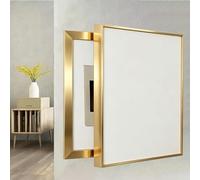 Cache Compteur Electrique Plaque Décorative Murale pour Tableau Électrique | Armoire Cache-compteur Électrique Murale (hauteurs : 40, 45, 50, 55, 60, 70, 80 cm)(R Gold,40x50 cm(15.7x19.7 in))