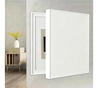 Cache Compteur Electrique Plaque Décorative Murale pour Tableau Électrique | Armoire Cache-compteur Électrique Murale (hauteurs : 40, 45, 50, 55, 60, 70, 80 cm)(R White,40x60 cm(15.7x23.6 in))