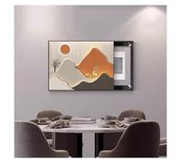 Cache Compteur Electrique Pousser-tirer Boîte Décorative Tableau Électrique Cacher Peintures Tableau Decoration Murale POCHY(A,60x45cm)