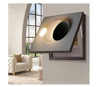 Cache-compteurs électriques Modernes avec Peinture décorative, Cache-interrupteurs décoratifs pour boîtes de Distribution électrique de Restaurant avec Supports à Tige hydraulique