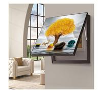 Cache-compteurs électriques Modernes avec Peinture décorative, Cache-interrupteurs décoratifs pour boîtes de Distribution électrique de Restaurant avec Supports à Tige hydraulique