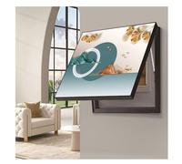 Cache-compteurs électriques Modernes avec Peinture décorative, Cache-interrupteurs décoratifs pour boîtes de Distribution électrique de Restaurant avec Supports à Tige hydraulique